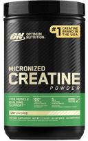 Optimum Nutrition Micronized Creatine Monohydrate Powder (Unflavored)