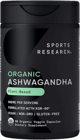 Sports Research Organic Ashwagandha KSM-66